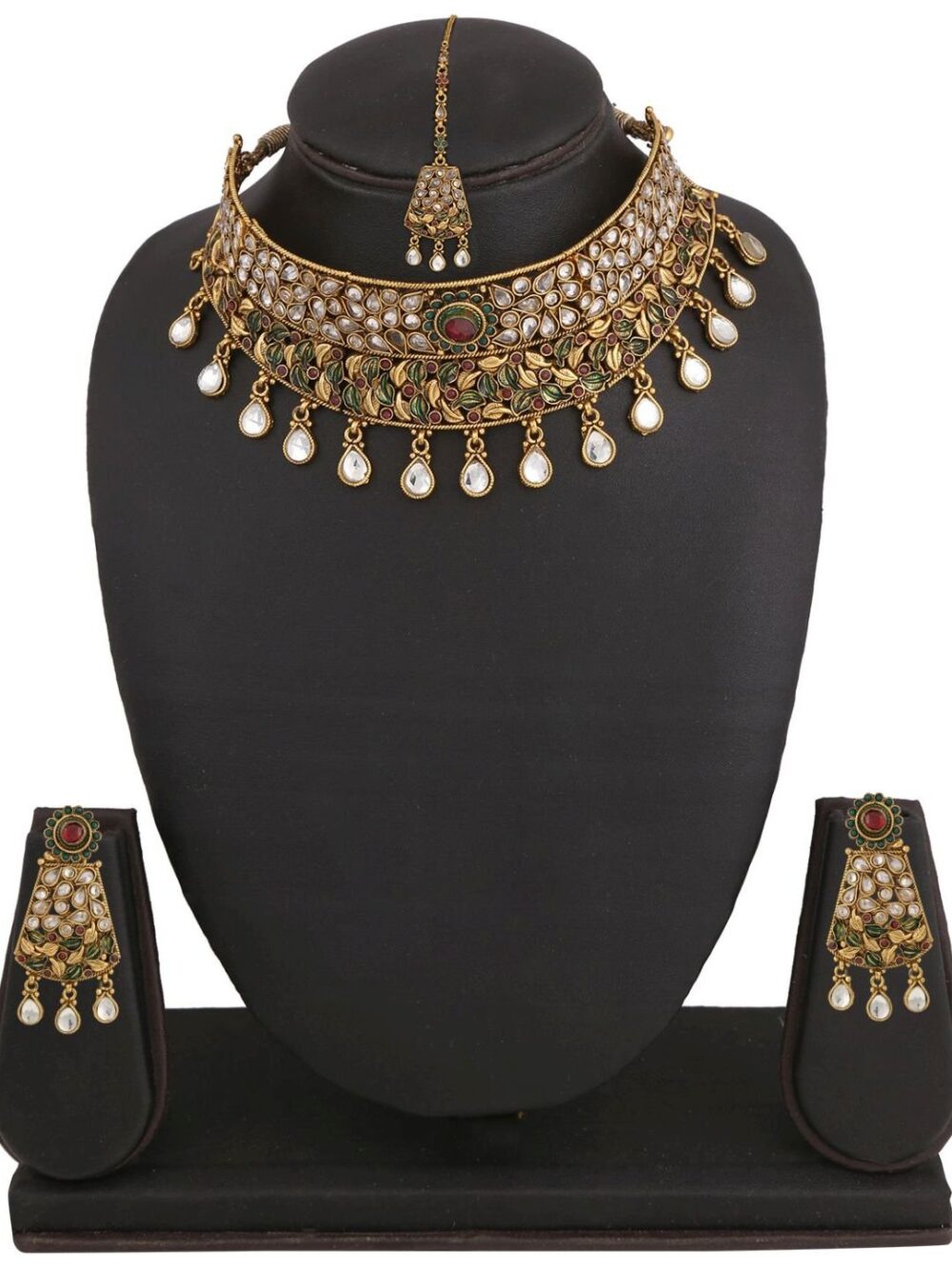 Buy Antique Vintage Gold polish South Bridal Set