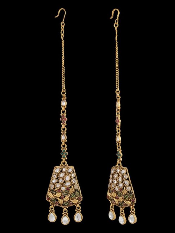 Buy Antique Vintage Gold polish South Bridal Set - Image 5