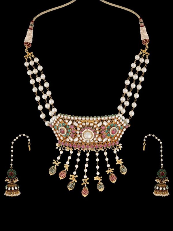 Buy Traditional Vintage Exclusive Kundan Haar Set - Image 5