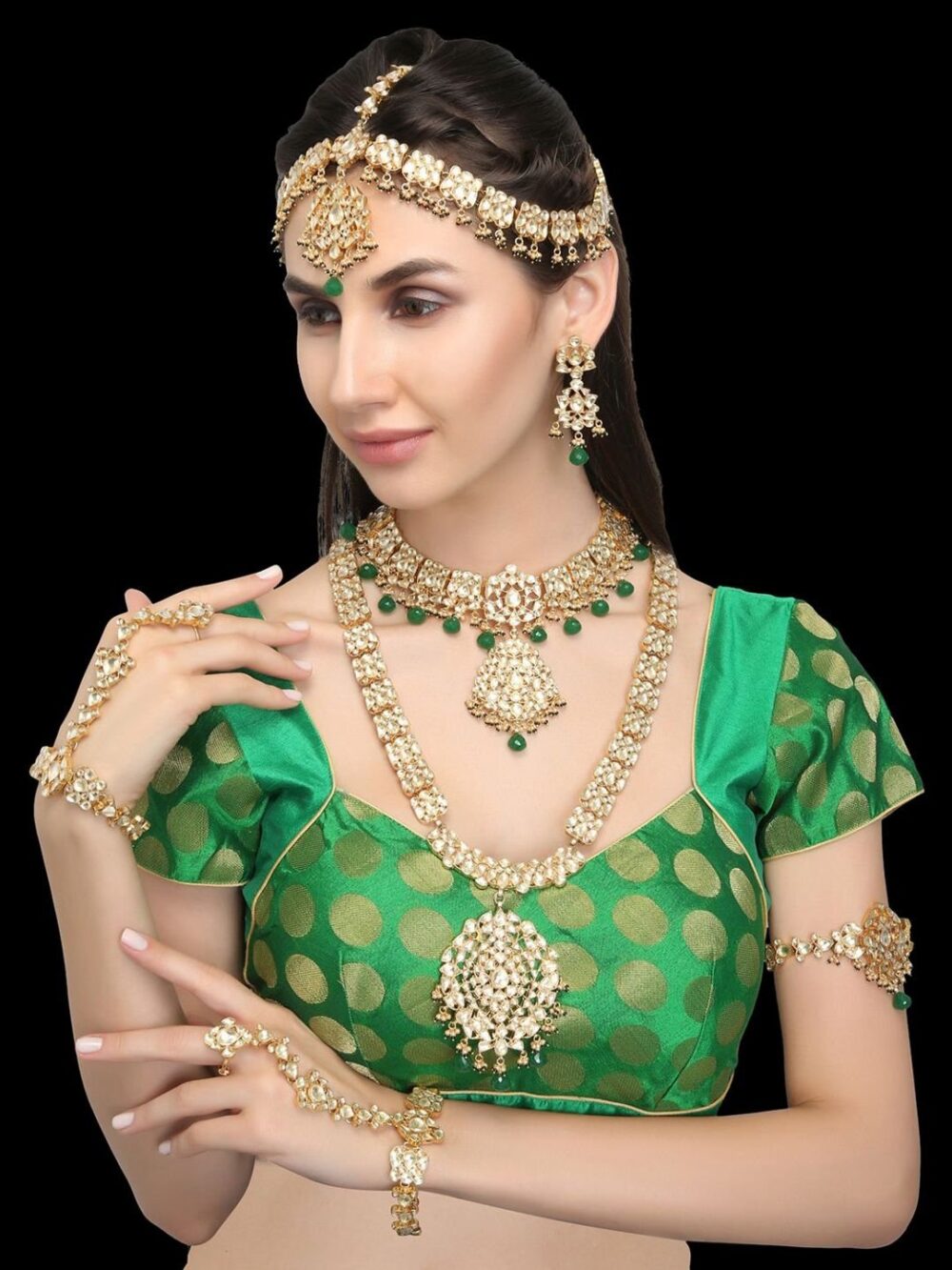 Buy Ethereal Kundan Meenakari Necklace