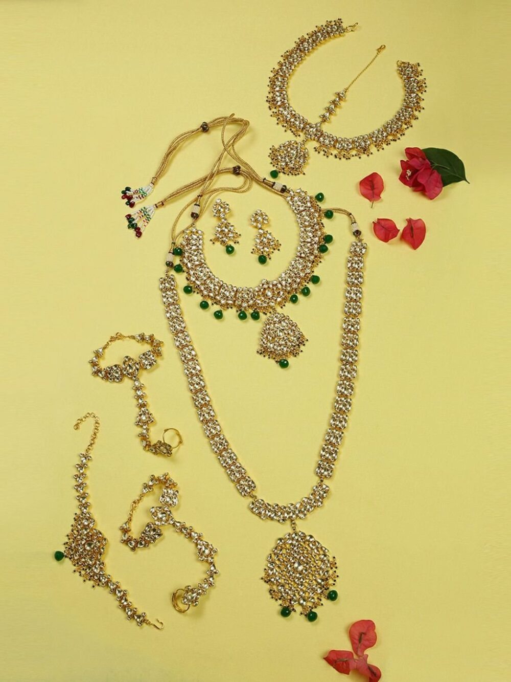 Buy Ethereal Kundan Meenakari Necklace - Image 12