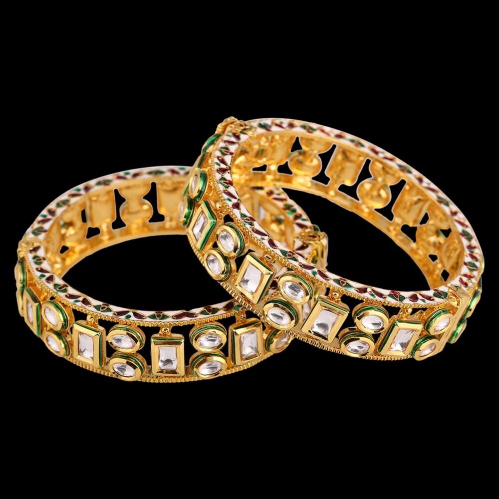 Boxed Shaped Antique Bangles
