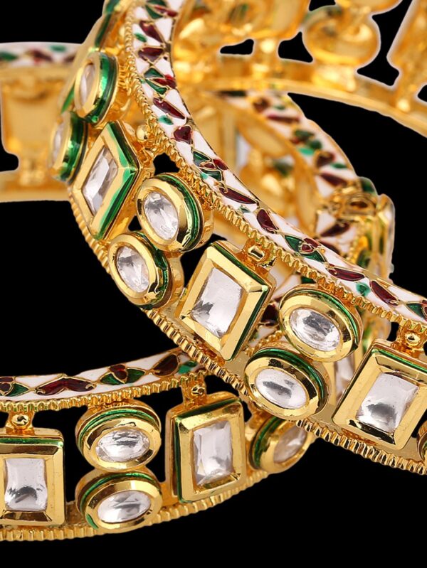 Boxed Shaped Antique Bangles - Image 4