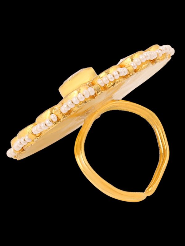 Kundan Finger Ring - Image 5