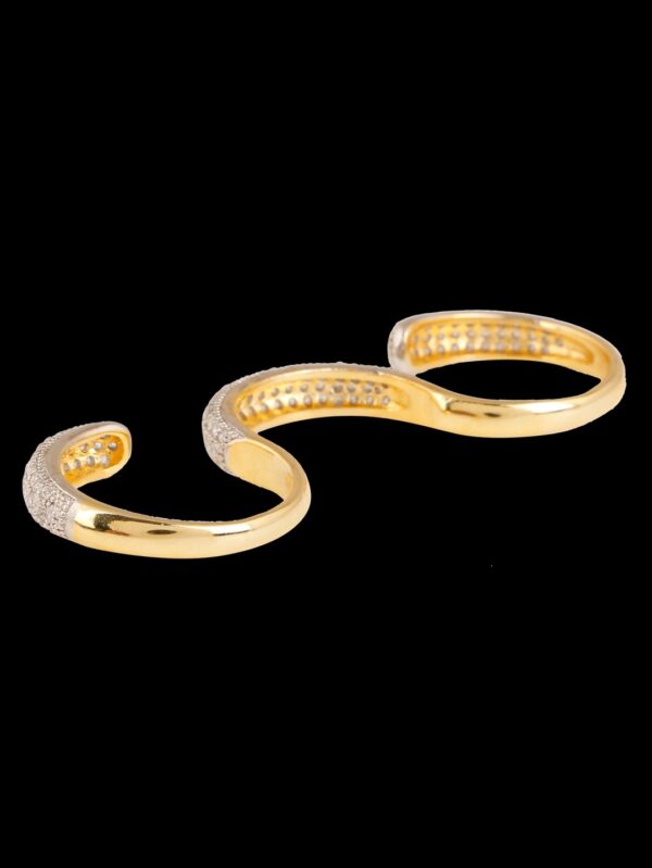 Minimalist Three Finger Finger Ring - Image 5