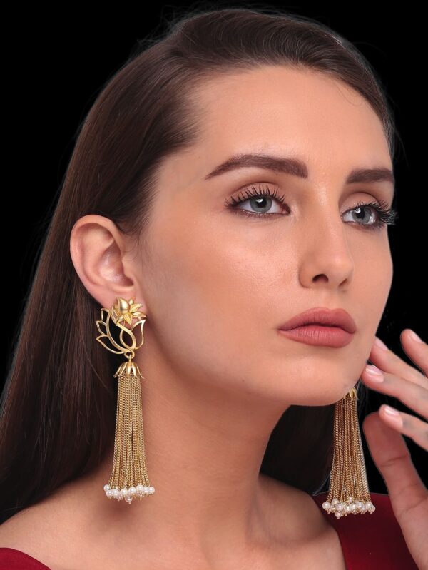 Buy Unique Peacock Styled Earrings - Image 2