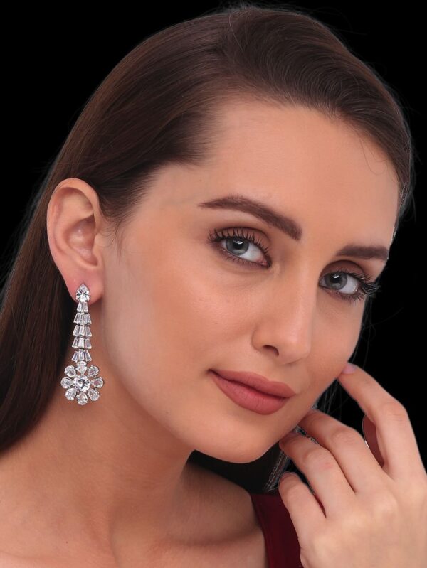 Indian Traditional American Diamond Earrings