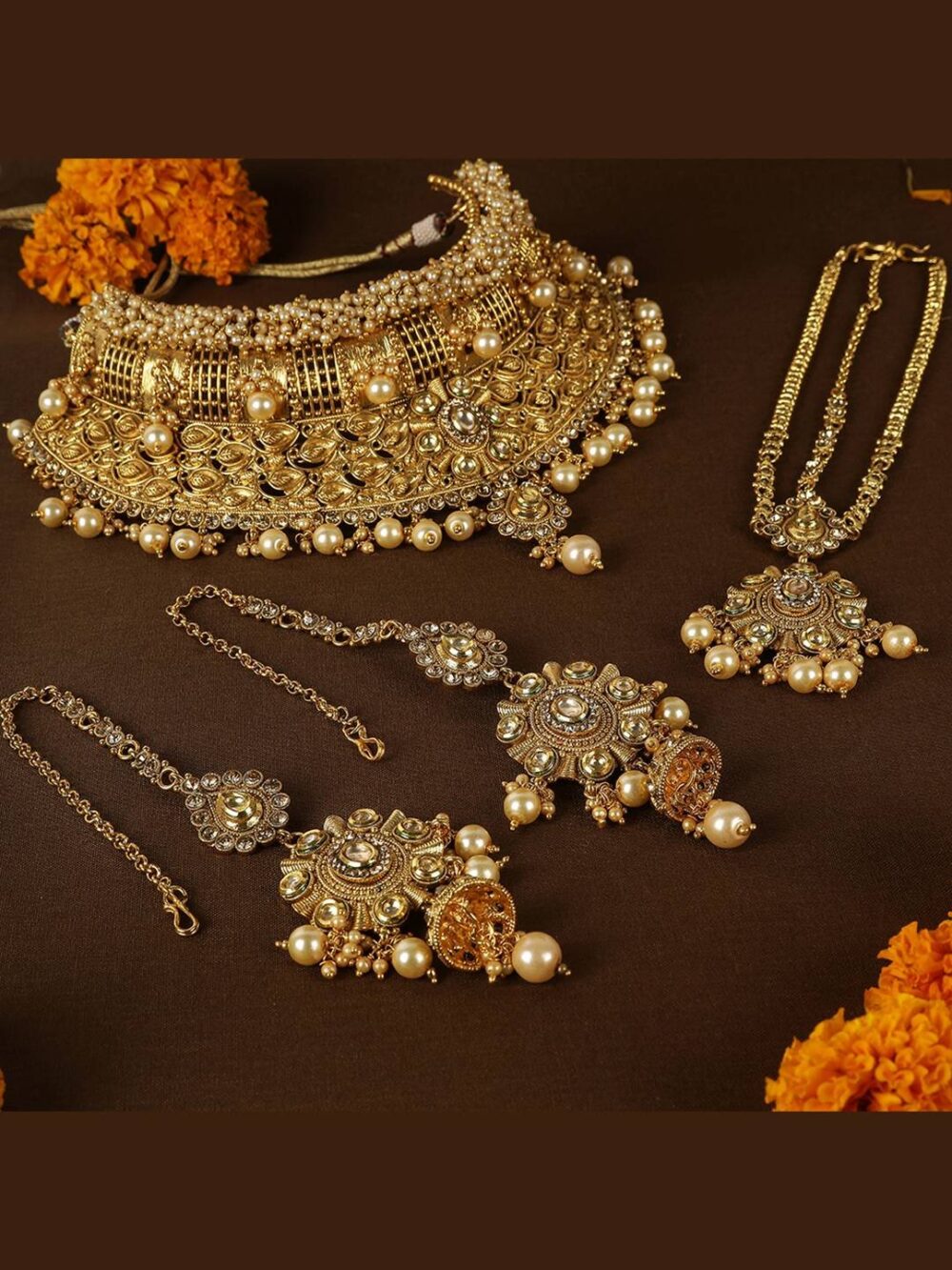 Buy Grand Kundan Polki Haar