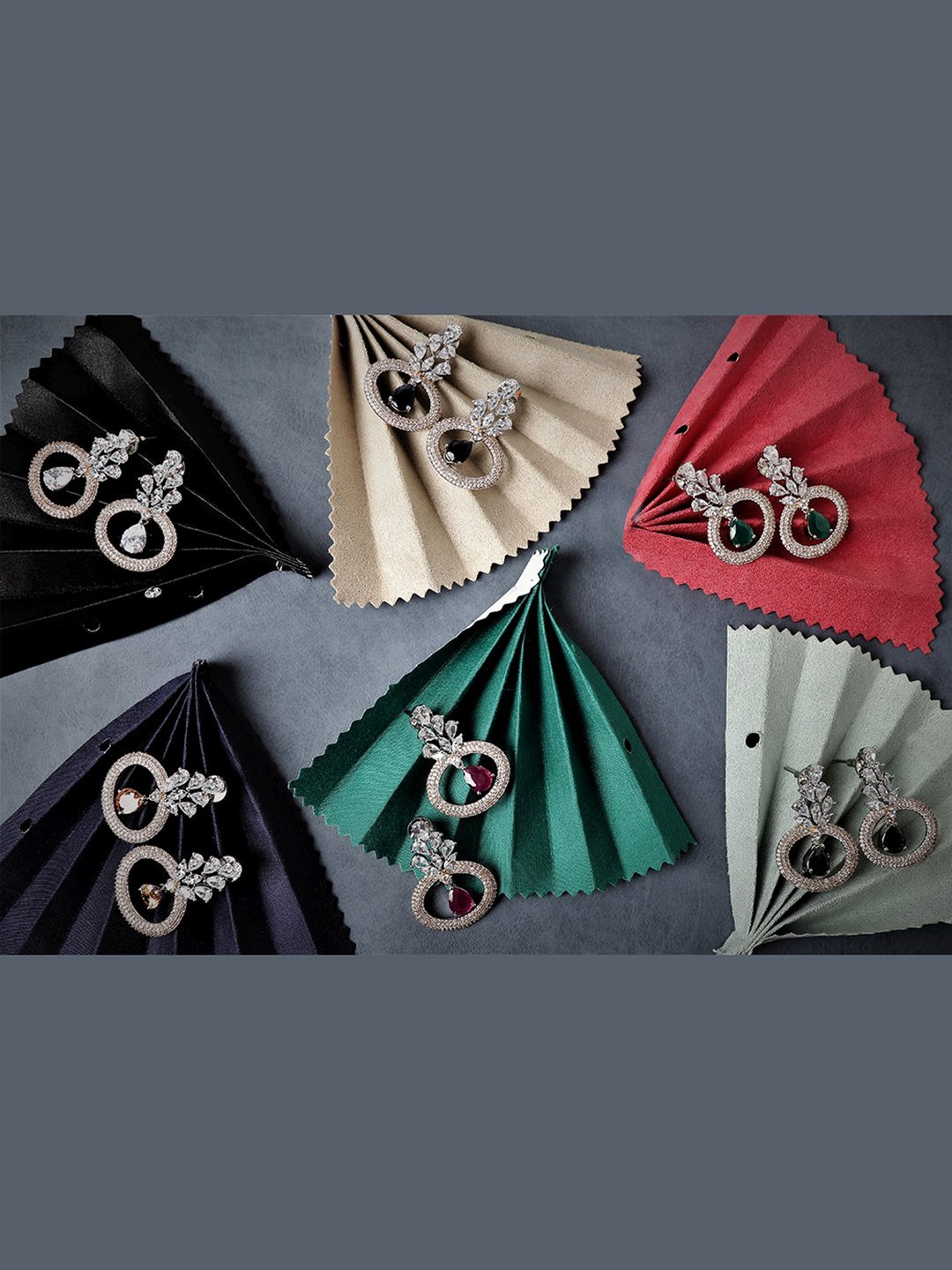 Bridal Kundan Earrings - Image 2