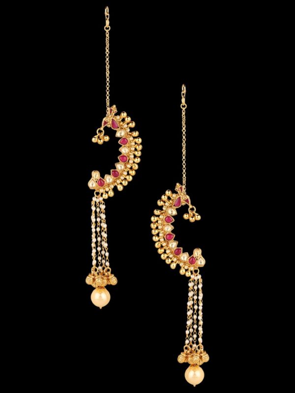 Indian antique earrings - Image 3