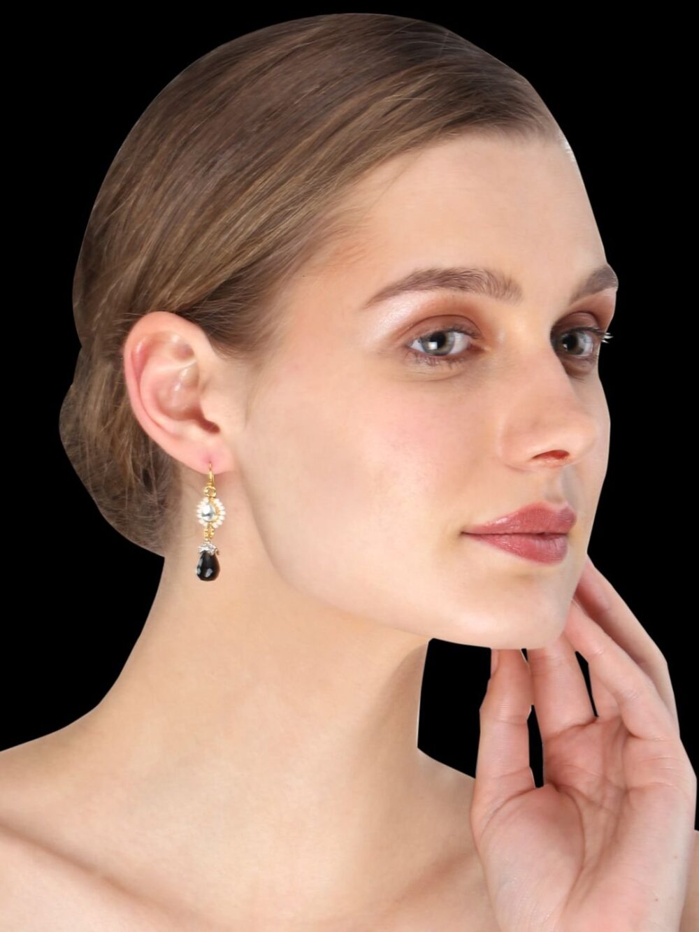 Indian Traditional American Diamond Earrings