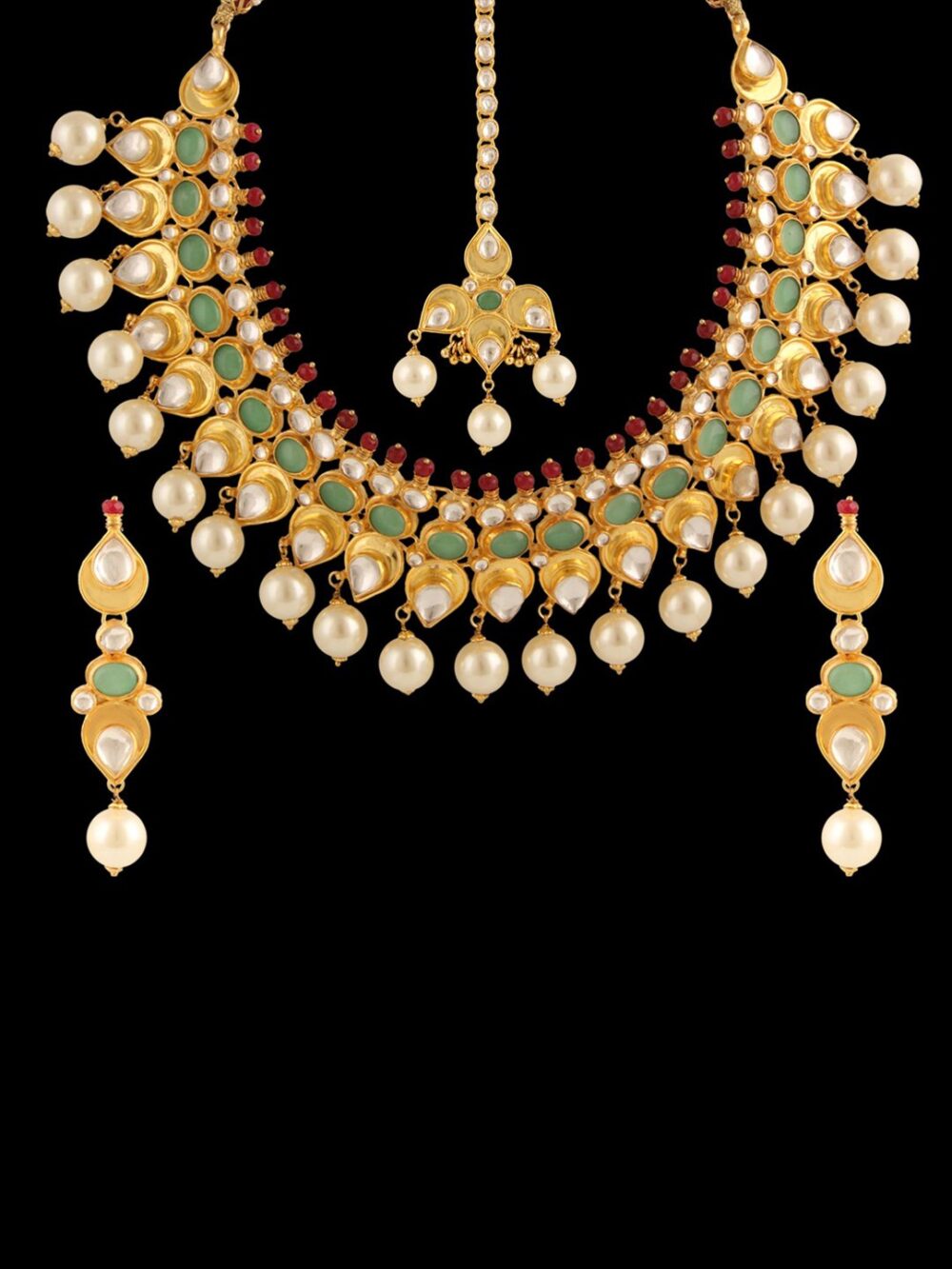 Buy Ornate Kundan Bridal Choker Set - Image 7