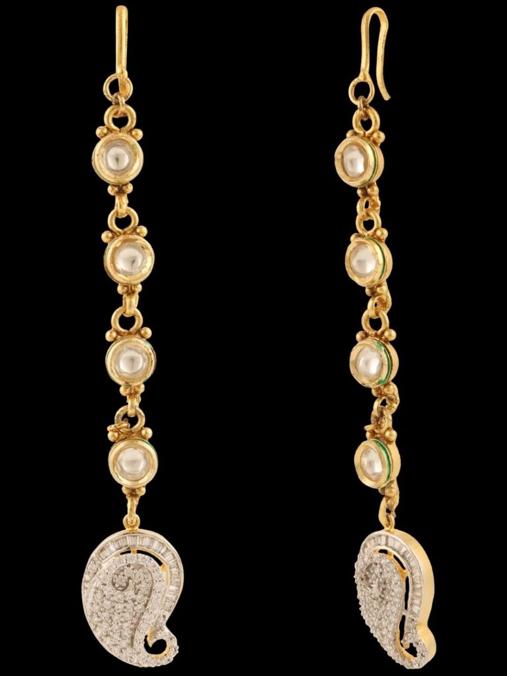 Buy Crystal Clarity Charisma American Diamond Necklace Set - Image 2