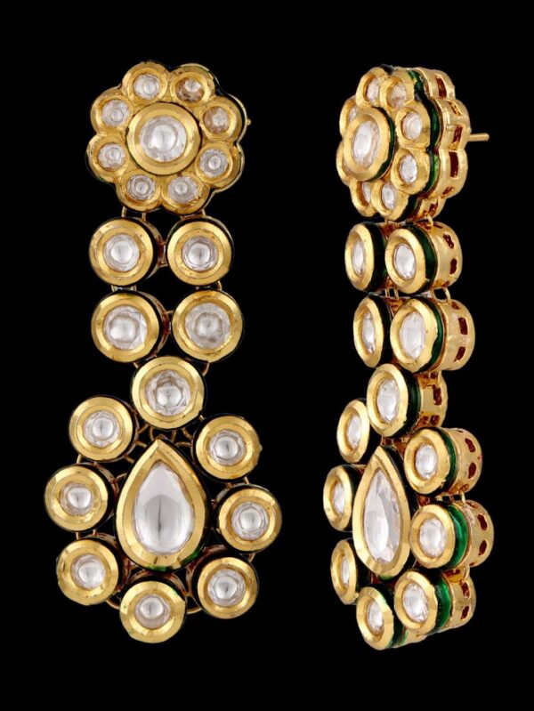 Buy Kundan Bridal Armlet and Jewelry Set - Image 5