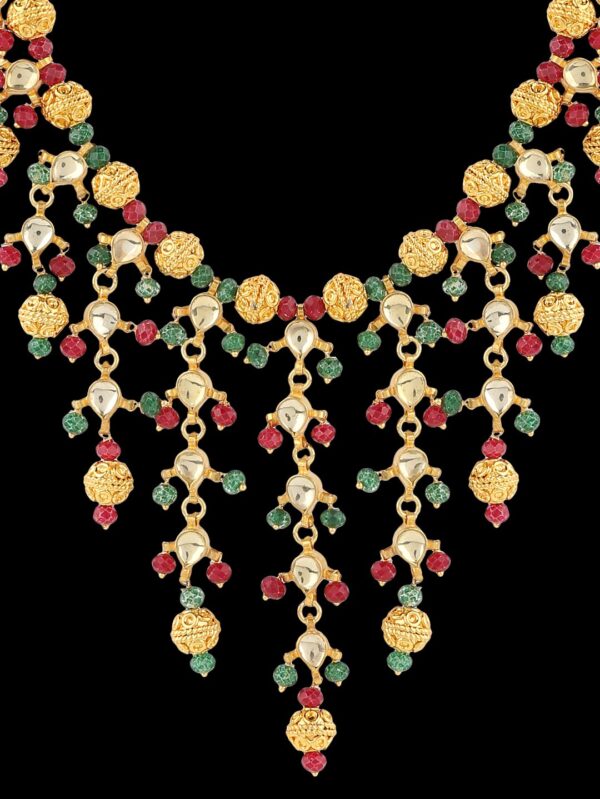 Buy Incredible Rare Multicolor Gold Polish Jewelry Set - Image 6