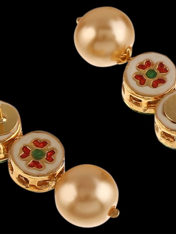 Buy Traditional Kundan Pearl Haar - Image 5