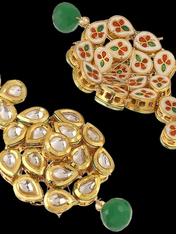 Buy Lustrous Kundan Peacock Set - Image 17