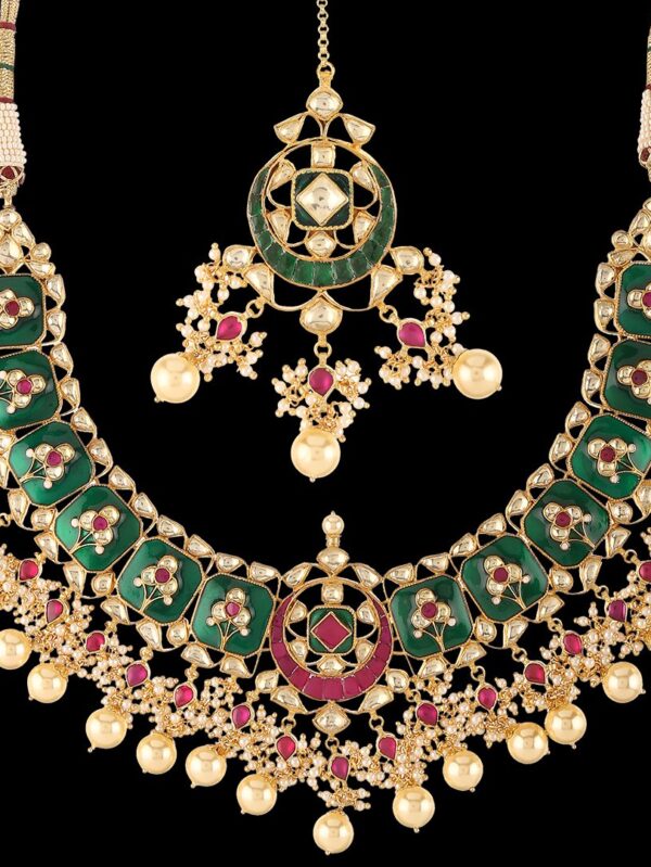 Buy Traditional Kundan Bridal Splendor - Image 7