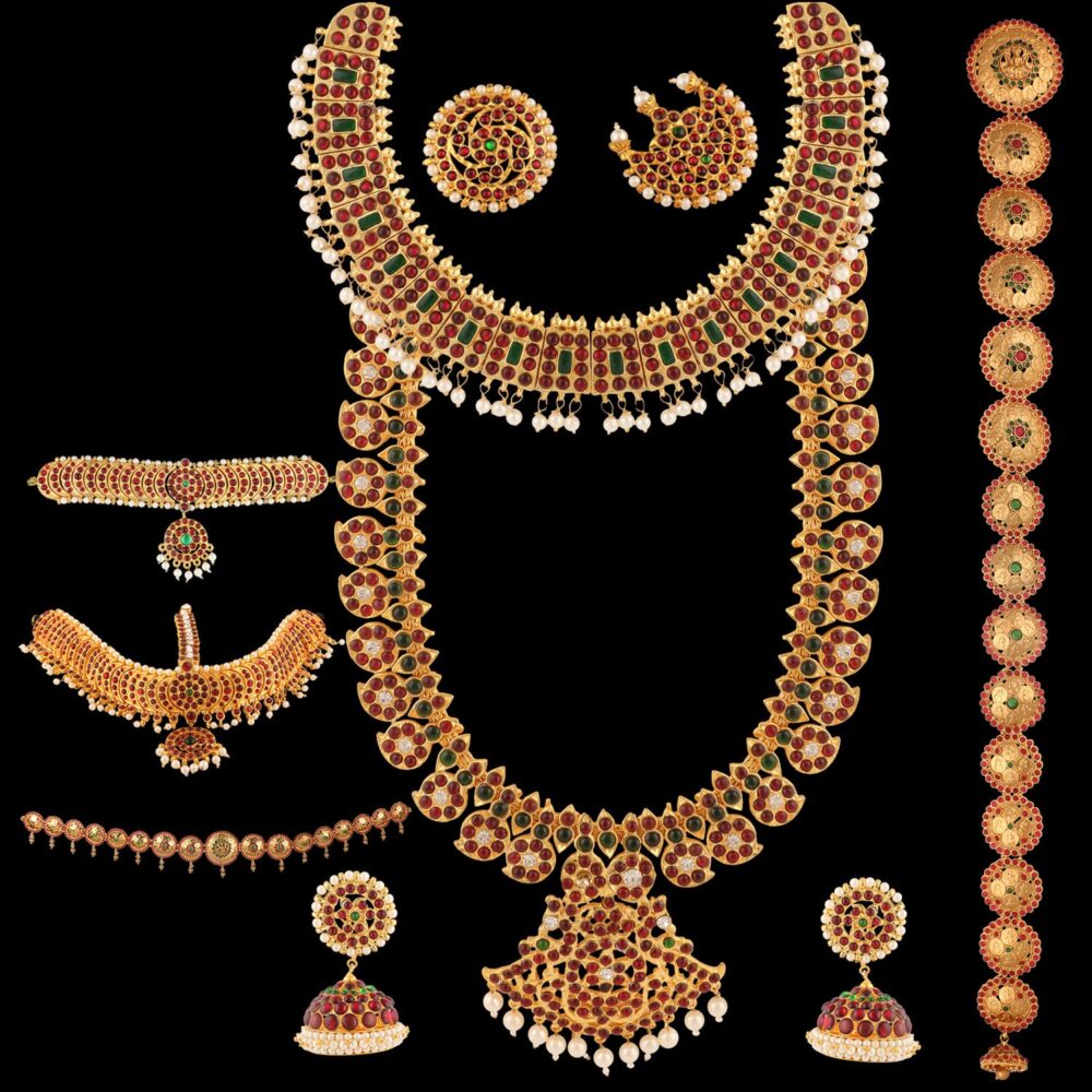 Buy Traditional South Indian Vilandi Style Antique Bridal Jewellery - Image 9