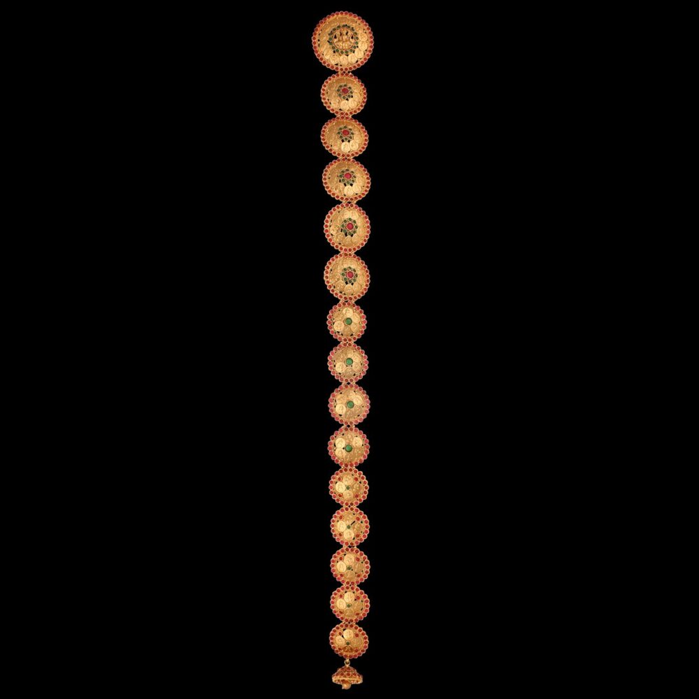 Buy Traditional South Indian Vilandi Style Antique Bridal Jewellery - Image 4