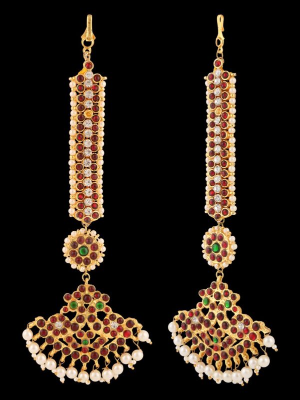 Buy Exclusive Rare South Indian Style Antique Jewellery Set For Bride - Image 4