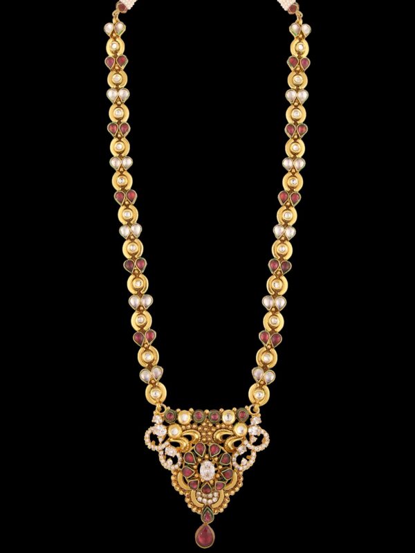 Buy Radiant Regalia American Diamond Necklace Set - Image 5