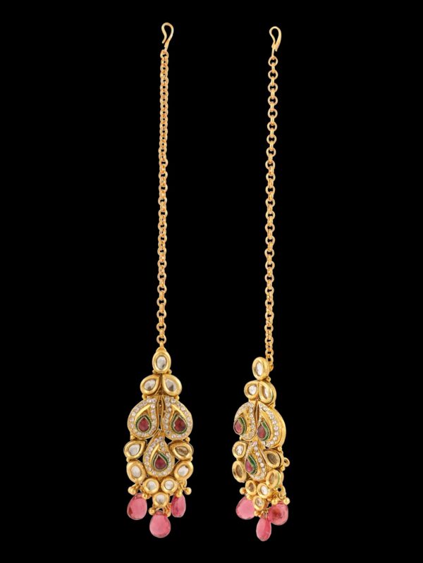 Buy Lustrous Luxury American Diamond Necklace Set - Image 3