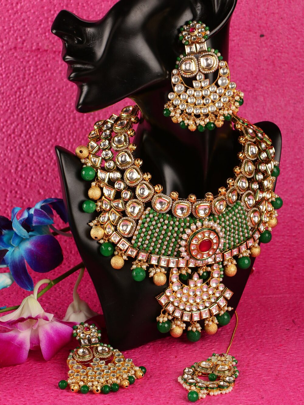 Buy Grand Kundan Polki Charm