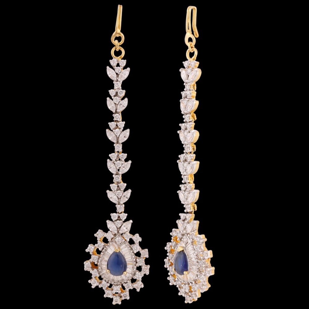 Buy Pearl Prism Paradise American Diamond Necklace Set - Image 5