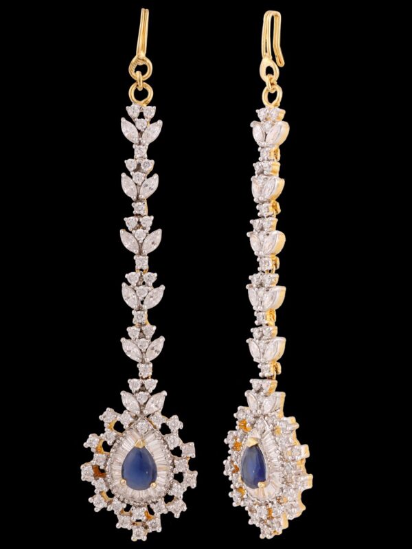 Buy Pearl Prism Paradise American Diamond Necklace Set - Image 5