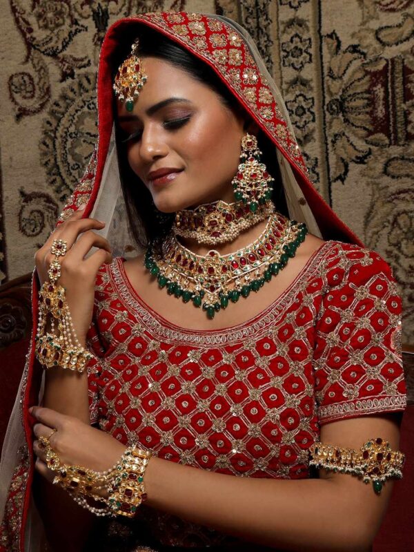 Buy Majestic Kundan Rani Haar - Image 2