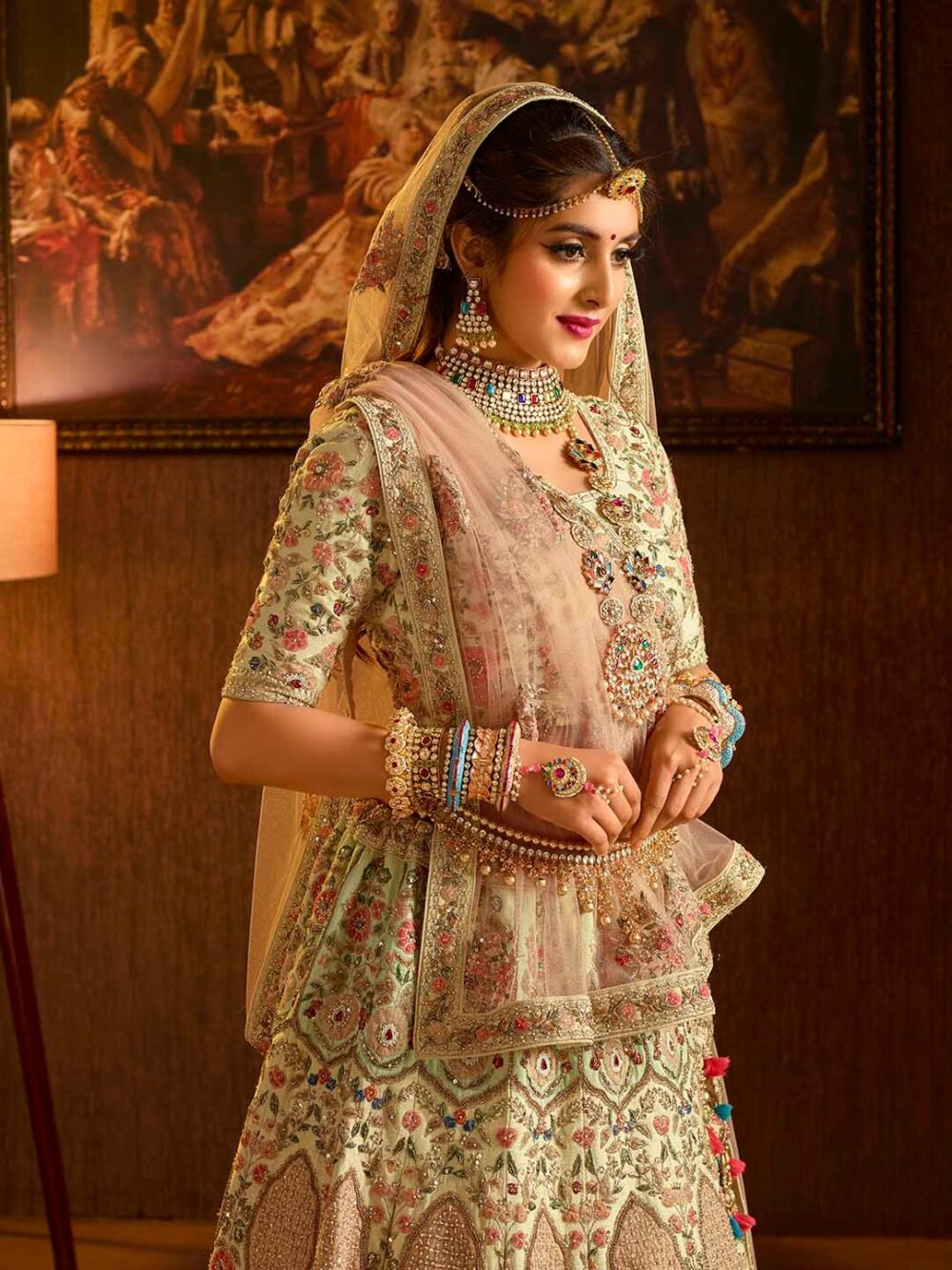 Buy Regal Kundan Meenakari Set - Image 2