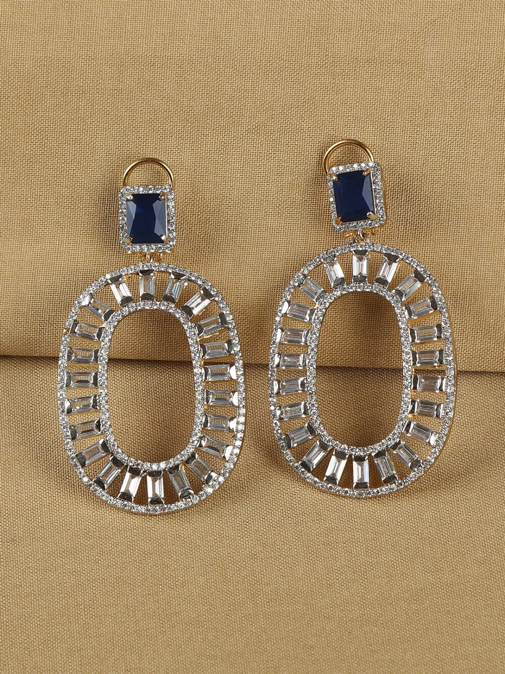 Indian Traditional American Diamond Earrings