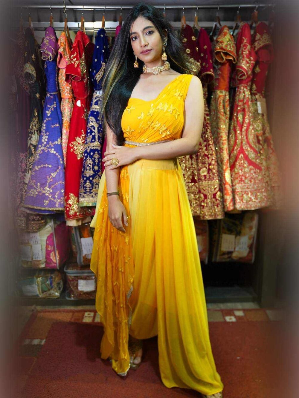 Buy Traditional Kundan Necklace Set - Image 2