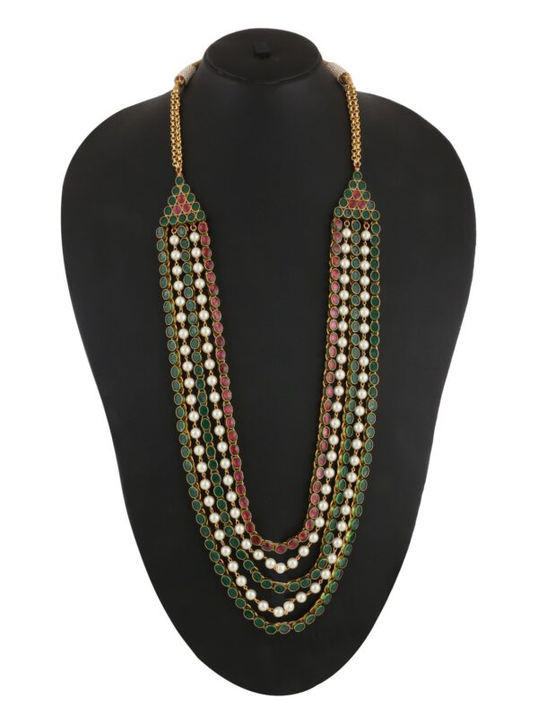 Buy Splendour Pear Beads Kundan Bridal Elegance