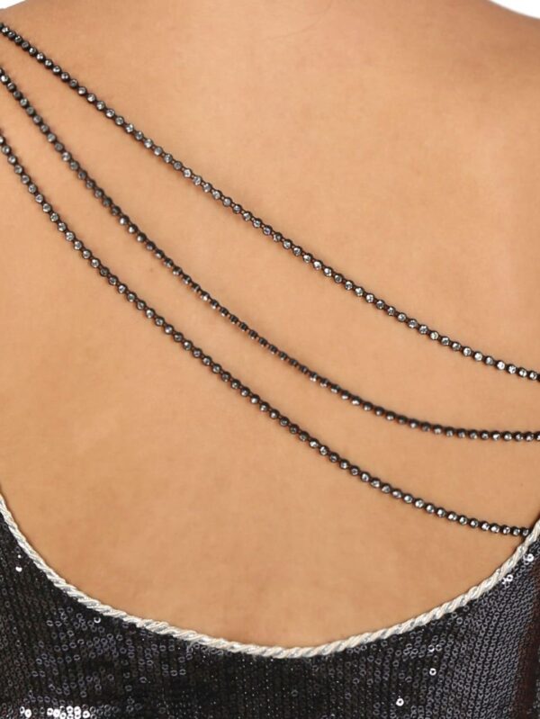 Black sequin blouse - Image 5