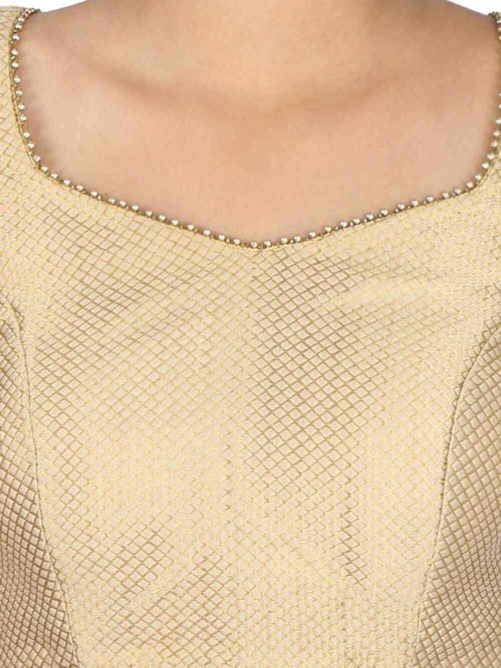 Gold brocade blouse - Image 4