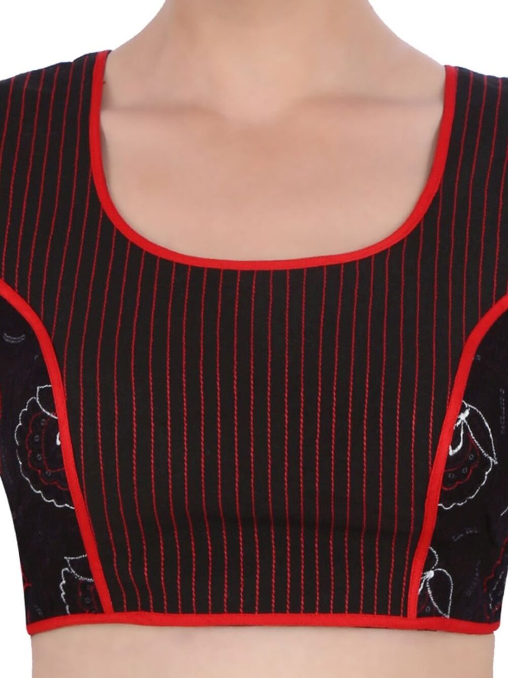 Black and red blouse - Image 5