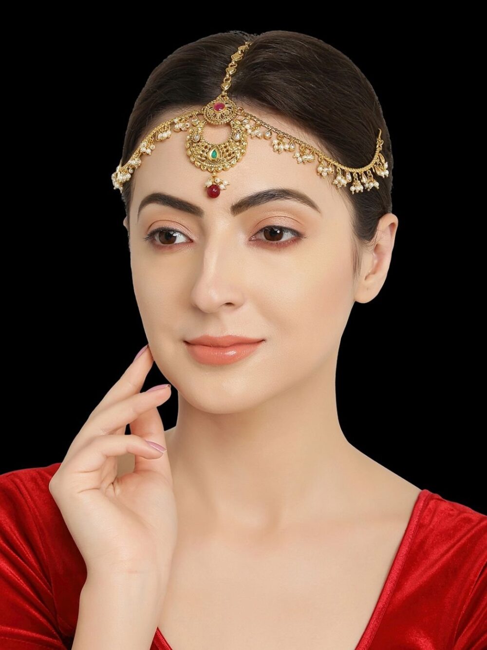 Chand Borla with Dangler Damini