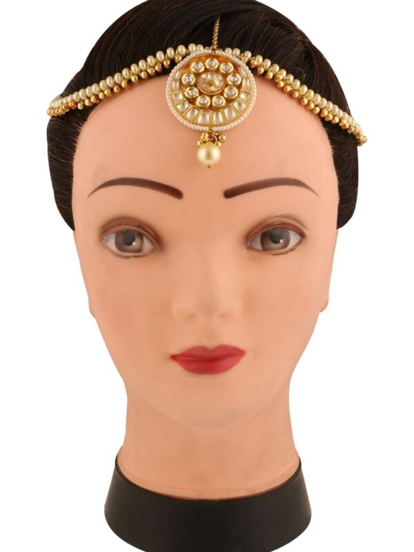 Damini/ Matha Patti/ Head chain/ Head Accessory/ Indian Hair Accessory/ Hair Accessory for women T6 - Image 3