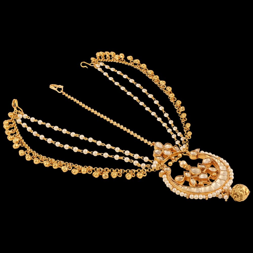 Damini/ Matha Patti/ Head chain/ Head Accessory/ Indian Hair Accessory/ Hair Accessory for women T6 - Image 4