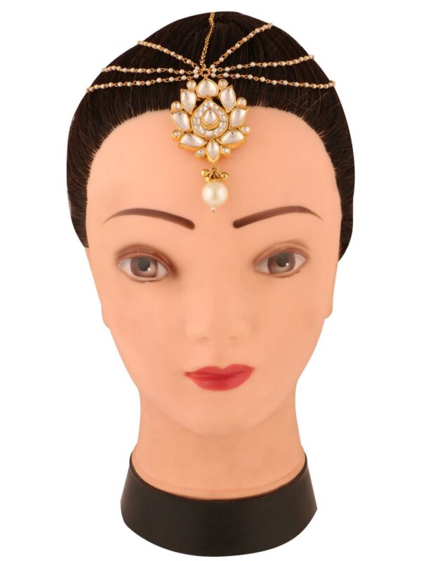 Damini/ Matha Patti/ Head chain/ Head Accessory/ Indian Hair Accessory/ Hair Accessory for women T6 - Image 3