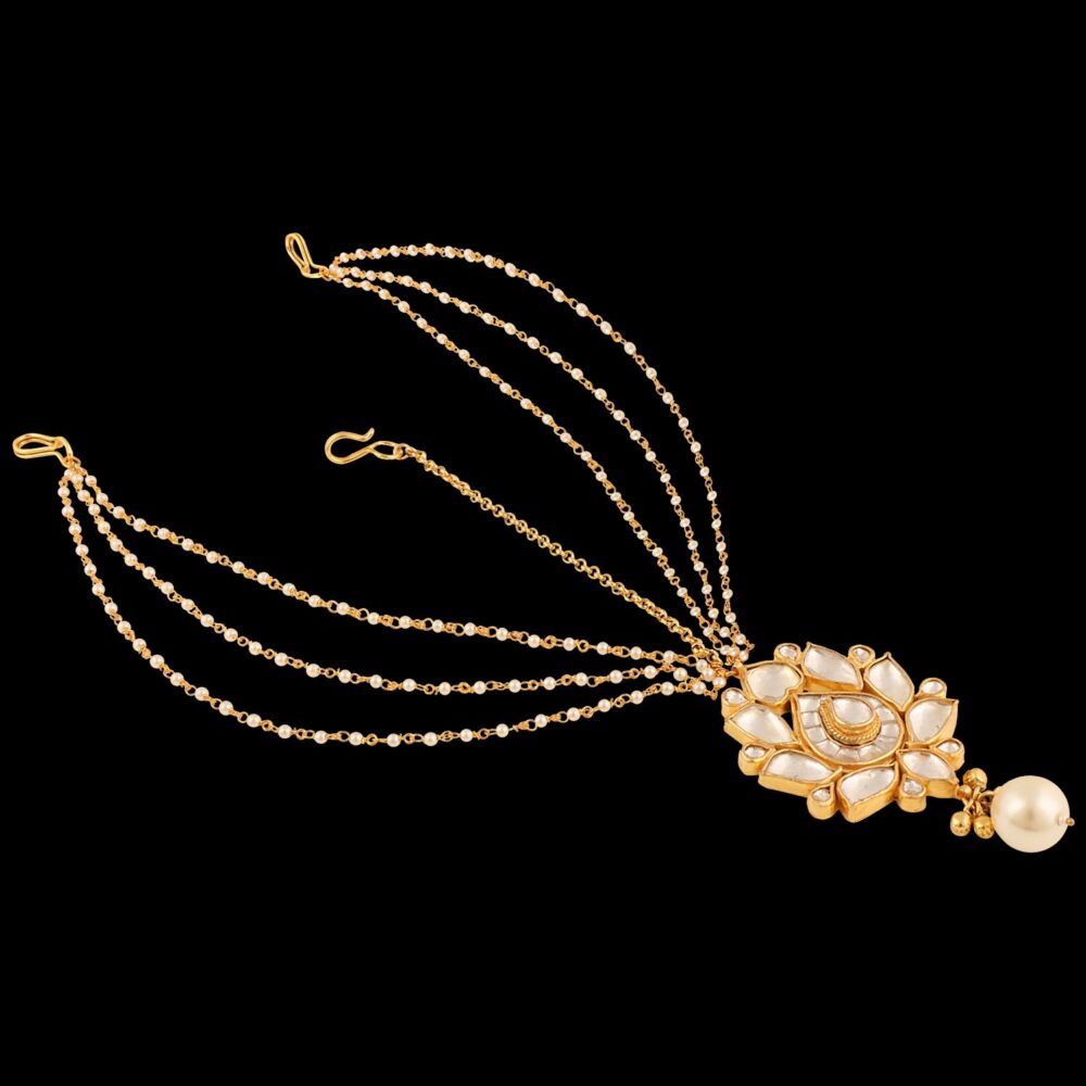 Damini/ Matha Patti/ Head chain/ Head Accessory/ Indian Hair Accessory/ Hair Accessory for women T6 - Image 4