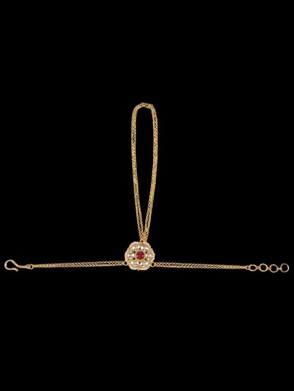 Buy Alluring kundan hathphool - Image 6