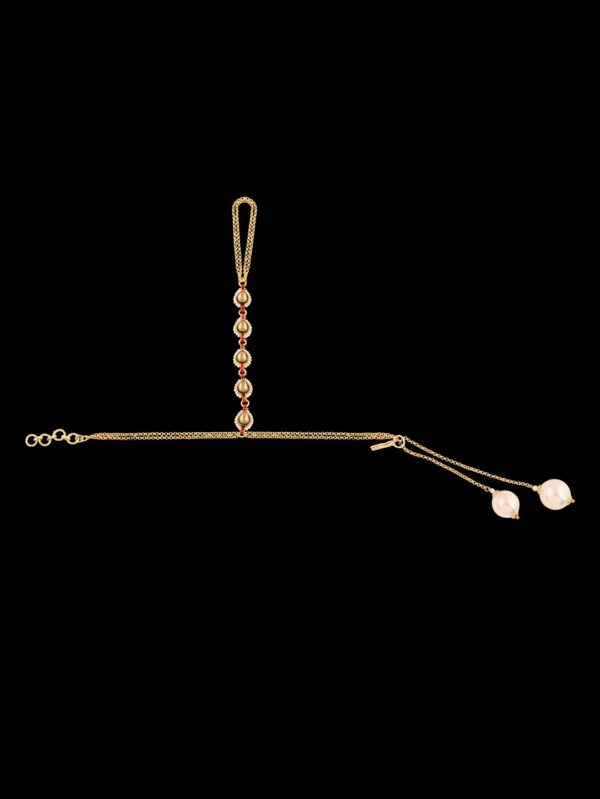 Elegant kundan hathful - Image 5