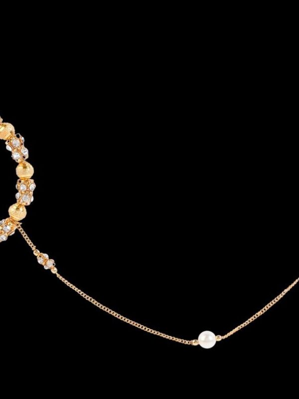 Studio Traditional Micro Gold Polished Nath Polki/Kundan N350ON - Image 5