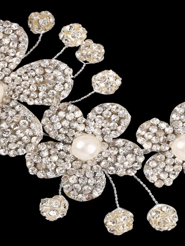 Traditional Micro Gold Polished American Diamond Earrings. - Image 4