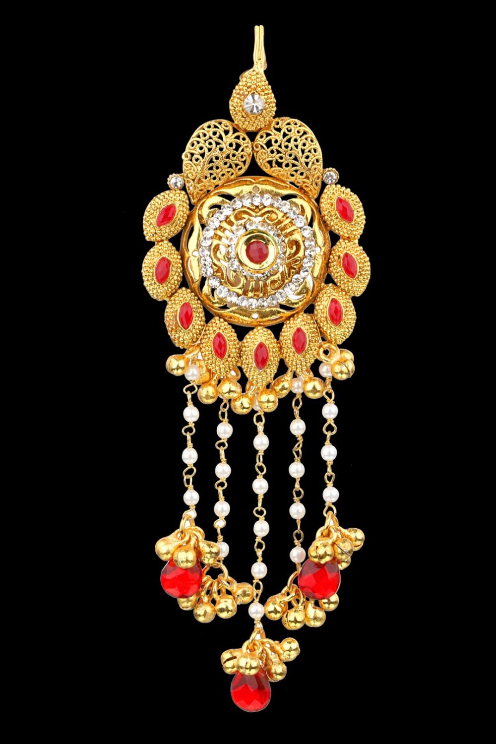 Buy Kundan hair piece for women - Image 3