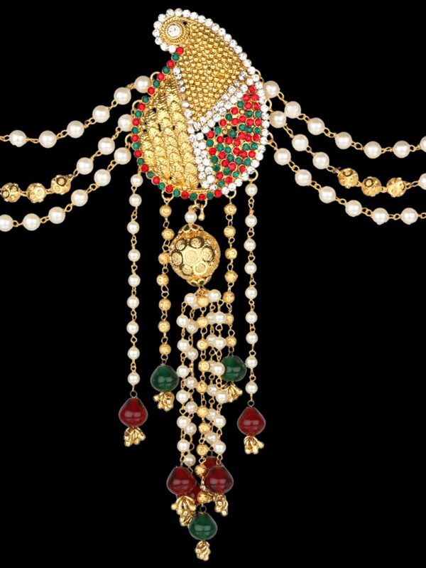 Fancy Hair Accessory/Hair Brooch/Hair Jewellery for Women.HA262ON - Image 3