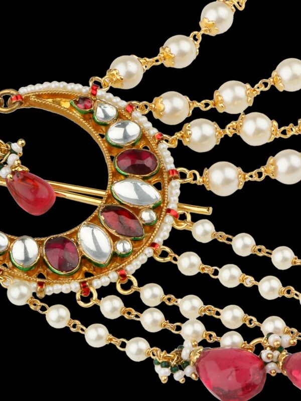 Fancy Hair Accessory/Hair Brooch/Hair Jewellery for Women.HA775ON - Image 5